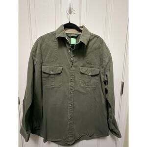 Boyt Harness Company Quilted Shooting Hunting Shirt XL Olive Green Field Outdoor